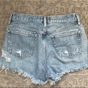 AGOLDE Parker Cut Off Denim Shorts 28